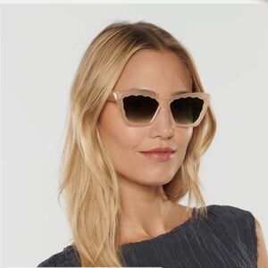 KREWE Bridgette blonde sunglasses NEW